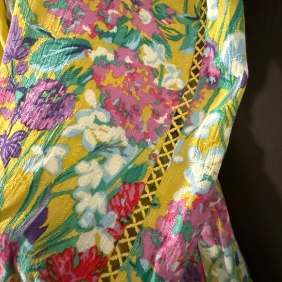 Anthropologie Eliora Off the Shoulder Floral Maxi Dress - Picture 4 of 6